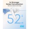 imageSoundcore P31i by Anker RealTime Adaptive Noise Cancelling HiRes Sound Translation Earbuds 50H Playtime Wireless Earbuds Bluetooth Earphones Spatial Audio Fast Charging IP55White