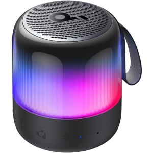 imageSoundcore Glow Mini Portable Speaker By Anker Bluetooth Speaker with 360 Sound Light Show 12H Battery Customizable EQ and Light IP67 Waterproof and Dustproof for Camping Home and Beach Parties