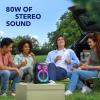 imageSoundcore Anker Rave Neo 2 Portable Speaker with 80W Stereo Sound PartyCast 20 Light Show IPX7 Waterproof Floats on Water 18H Playtime Customizable EQ ampamp Bass Up for Party Tailgating Backyard