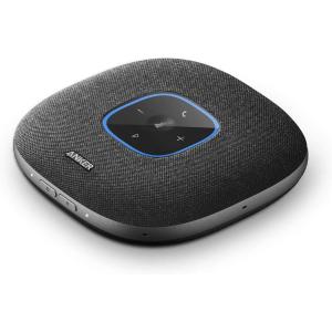 imageAnker PowerConf S3 Speakerphone with 6 Mics Enhanced Voice Pickup 24H Call Time App Control Bluetooth 5 USB C Conference Speaker Compatible with Leading Platforms Home OfficeBlack