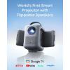 imagesoundcore Nebula P1i Smart Projector with WiFi and Bluetooth Flippable Speakers 20 Dolby Audio 380 ANSI Lumens Full HD 1080P AllGlass Lenses Dual 10W Stereo GTV Portable