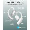 imagesoundcore AeroFit 2 by Anker OpenEar Headphones RealTime Translation Earbuds 4 Adjustable Positions for Every Ear Size 2 Richer Bass HiRes 42H Playtime IP55AI Clear CallsWireless ChargingPearl White