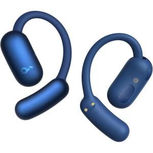 imagesoundcore AeroFit 2 by Anker OpenEar Headphones RealTime Translation Earbuds 4 Adjustable Positions for Every Ear Size 2 Richer Bass HiRes 42H Playtime IP55AI Clear CallsWireless ChargingAbyss Blue