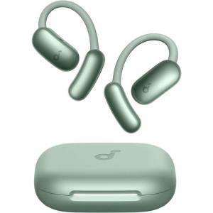 imagesoundcore AeroFit 2 by Anker OpenEar Headphones RealTime Translation Earbuds 4 Adjustable Positions for Every Ear Size 2 Richer Bass HiRes 42H Playtime IP55AI Clear CallsWireless ChargingSage Green