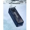 imageAnker Soundcore 2 Portable Bluetooth Speaker with Stereo Sound Bluetooth 5 Bassup IPX7 Waterproof 24Hour Playtime Wireless Speaker for Home Outdoors TravelNavy Blue