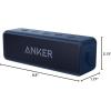 imageAnker Soundcore 2 Portable Bluetooth Speaker with Stereo Sound Bluetooth 5 Bassup IPX7 Waterproof 24Hour Playtime Wireless Speaker for Home Outdoors TravelNavy Blue