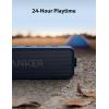 imageAnker Soundcore 2 Portable Bluetooth Speaker with Stereo Sound Bluetooth 5 Bassup IPX7 Waterproof 24Hour Playtime Wireless Speaker for Home Outdoors TravelNavy Blue