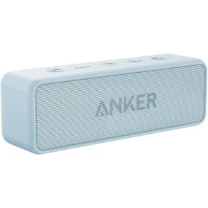 imageAnker Soundcore 2 Portable Bluetooth Speaker with Stereo Sound Bluetooth 5 Bassup IPX7 Waterproof 24Hour Playtime Wireless Speaker for Home Outdoors TravelBaby Blue