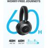 imageSoundcore Space One Pro by Anker with Headphones Case Adaptive Active Noise Cancelling Headphones Driven by 6 Mics Super Foldable Design 60H Lossless Audio UltraFast Charging HiRes Wireless