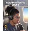 imageSoundcore Space One Pro by Anker with Headphones Case Adaptive Active Noise Cancelling Headphones Driven by 6 Mics Super Foldable Design 60H Lossless Audio UltraFast Charging HiRes Wireless