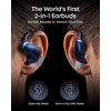 image:imageSoundcore AeroFit 2 Pro by Anker OpenEar and Active Noise Cancellation Modes HiRes Open Ear Headphones for CommuteOfficeFitness LDAC 4Mic AI Clear Calls 34H IP55 Wireless Bluetooth EarbudsGloss Blue