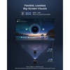 image:imageNEBULA X1 Triple Laser 4K Projector with Satellite Speakers 3500 ANSI Lumens 560001 Contrast 200W 412 Surround Sound 0915 Optical Zoom Smart AI Dolby Vision BuiltIn Micro Gimbal GTVX1