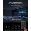 image:imageNEBULA X1 Triple Laser 4K Projector with Satellite Speakers 3500 ANSI Lumens 560001 Contrast 200W 412 Surround Sound 0915 Optical Zoom Smart AI Dolby Vision BuiltIn Micro Gimbal GTVX1SpeakerMic Bag
