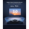 image:imagesoundcore Nebula P1 GTV Projector with Anker Solix C300 Power Station 650 ANSI Lumens 1080P 20W 20 Surround Sound Dolby Audio BuiltIn Gimbal Auto Adjust Portable with Carry Handle