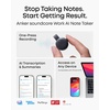 image:imagesoundcore Work AI Voice Recorder by Anker Wearable Note Taker for Meetings Transcribe and Summarize 300 MinsMo Included Optional App Upgrades MFi Certified 64GB 150 Languages USBC ChargingBlack