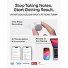 image:imagesoundcore Work AI Voice Recorder by Anker Wearable Note Taker for Meetings Transcribe and Summarize 300 MinsMo Included Optional App Upgrades MFi Certified 64GB 150 Languages USBC ChargingWhite