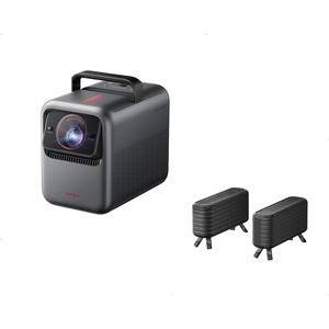 image:imageNEBULA X1 Triple Laser 4K Projector with Satellite Speakers 3500 ANSI Lumens 560001 Contrast 200W 412 Surround Sound 0915 Optical Zoom Smart AI Dolby Vision BuiltIn Micro Gimbal GTVX1Speaker