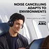 image:imageSoundcore by Anker Space One Active Noise Cancelling Headphones with Headphones Case 2X Stronger Voice Reduction 40H ANC Playtime App Control LDAC HiRes Wireless Audio