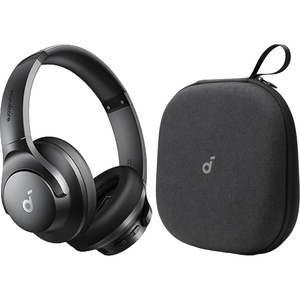 image:imageSoundcore by Anker Q20i Hybrid Active Noise Cancelling Headphones with Headphones Case Wireless OverEar Bluetooth 40H Long ANC Playtime HiRes Audio Big Bass Customize via an App